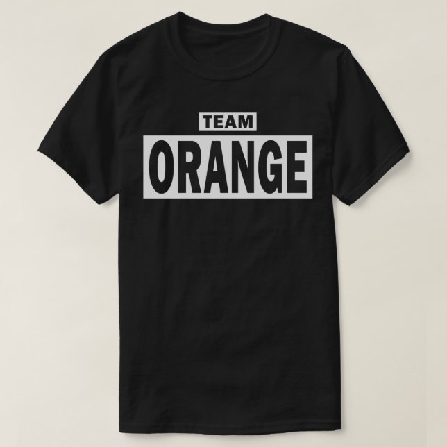 T-shirt Équipe des Pays-Bas de hockey sur gazon orange 1 (Design devant)