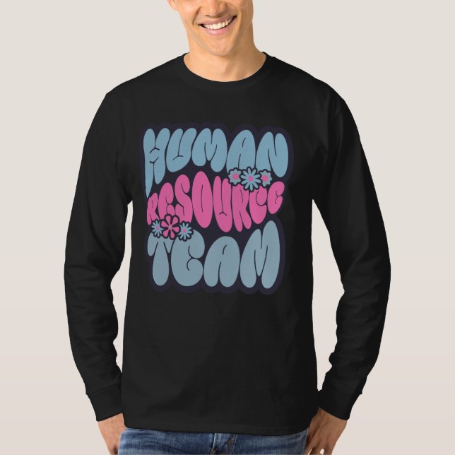 T-shirt Équipe des ressources humaines Équipe de la Squad  (Devant)