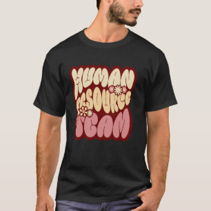 T-shirt Équipe des ressources humaines Équipe de la Squad