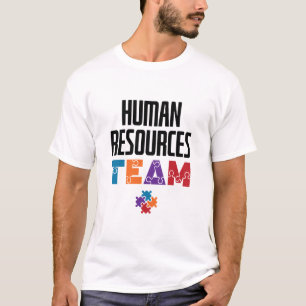 T-shirt Équipe des ressources humaines RH