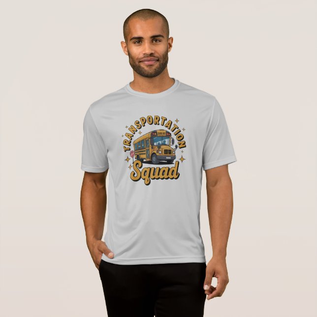T-shirt Équipe des transports (Devant entier)