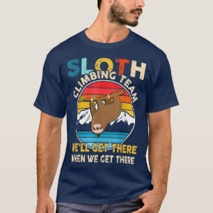 T-shirt Équipe d'Escalades de Sloth Randonnée Vintage r