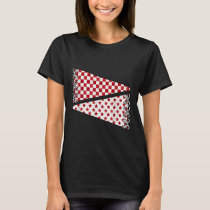 T-shirt Équipe d'esprit scolaire vierge Couleurs Match de 