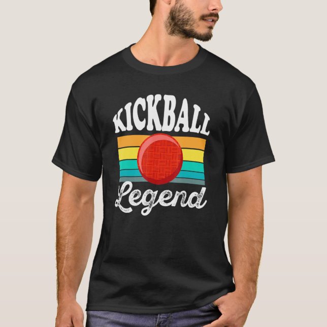 T-shirt Équipe d'été de la Ligue des sports de Kickball Ex (Devant)