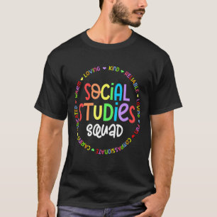T-shirt Équipe D'Études Sociales Premier Jour De L'École E