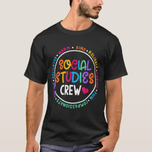 T-shirt Équipe D'Études Sociales Premier Jour De L'École E