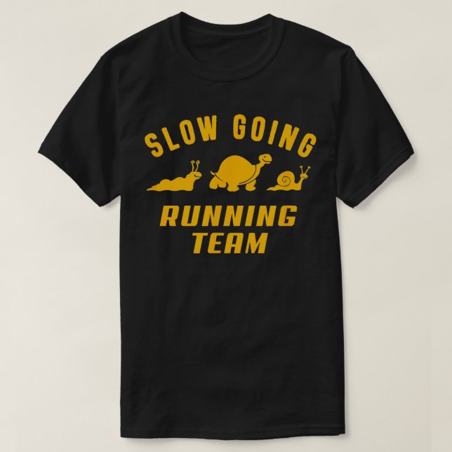 T-shirt Équipe d'exécution lente (Design devant)