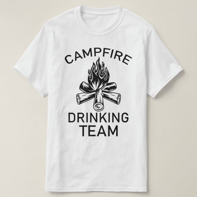 T-shirt équipe d'incendie (Design devant)