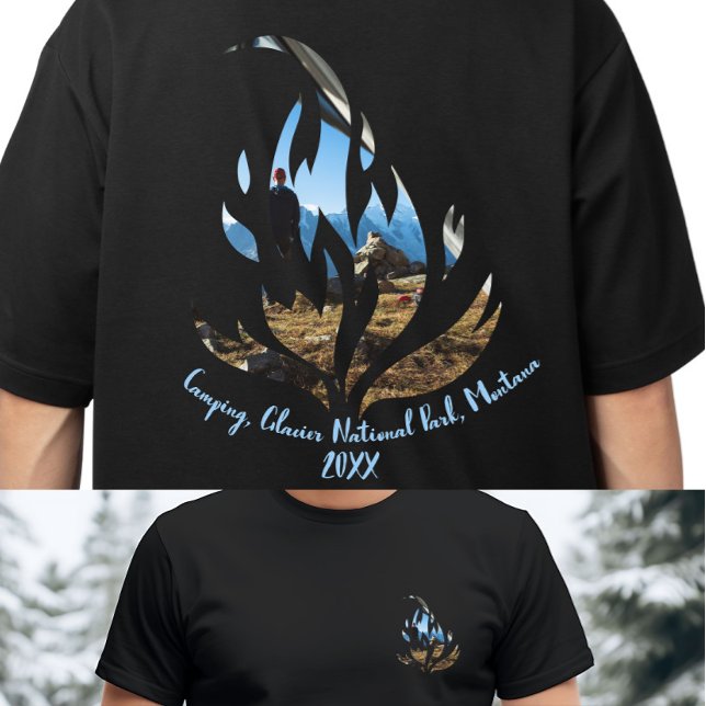 T-shirt Équipe d'incendie de camp sur mesure (Créateur téléchargé)