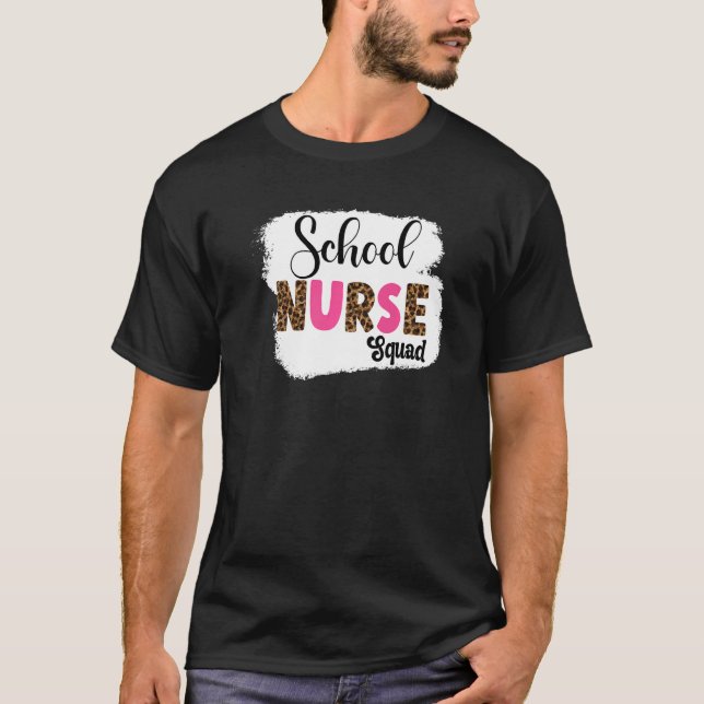 T-shirt Équipe d'infirmière scolaire Nursing Love   (Devant)