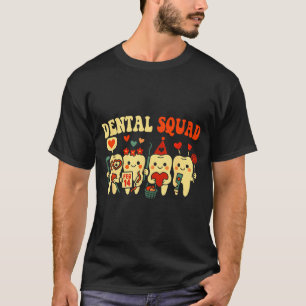 T-shirt Équipe d'infirmières dentaires saint valentin hygi