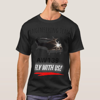 T-shirt Équipe d'ingénierie AW139