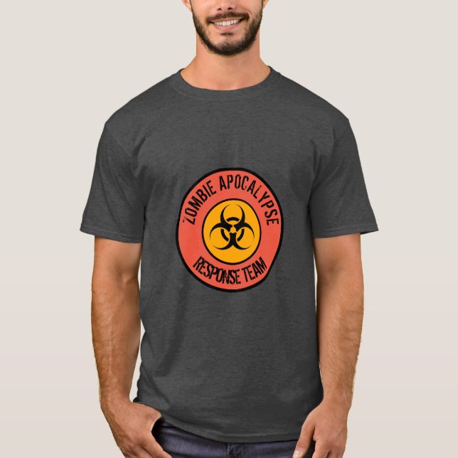 T-shirt Équipe d'intervention de Zombie Apocalypse (Devant)