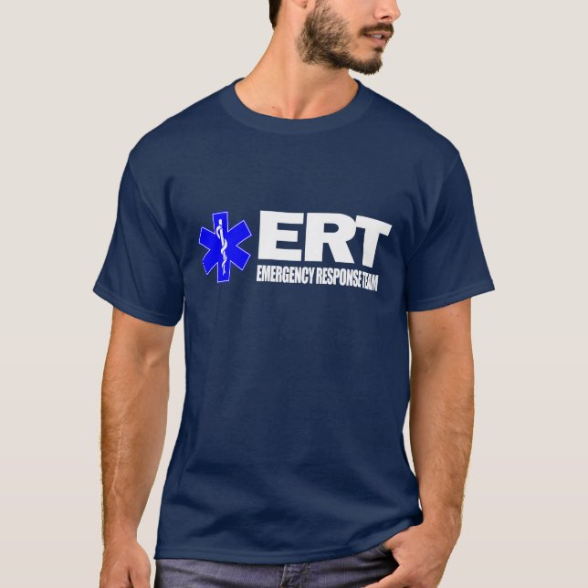 T-shirt Équipe d'intervention d'urgence ERT (Devant)