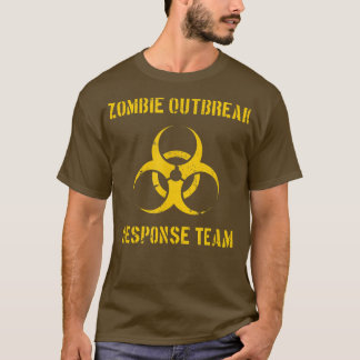 T-shirt Équipe d'intervention en cas d'éclosion de zombie 