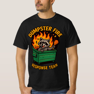 T-shirt Équipe d'intervention en cas d'incendie de benne  