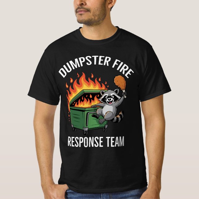 T-shirt Équipe d'intervention en cas d'incendie de benne l (Devant)