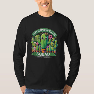 T-shirt Équipe d'intervention Nous restons ensemble Cactus