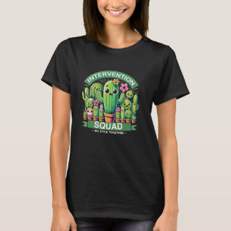 T-shirt Équipe d'intervention Nous restons ensemble Cactus