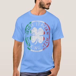 T-shirt Équipe d'Irlande italienne de boisson