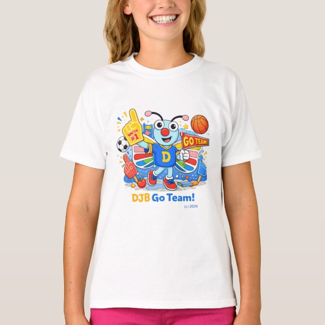T-shirt Équipe DJB Go ! (Devant)