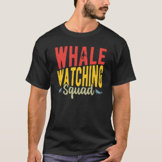 T-shirt Équipe d'observation des baleines