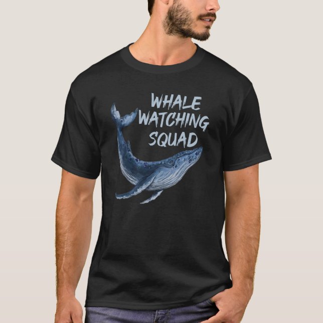 T-shirt Équipe d'observation des baleines d'Orca (Devant)