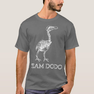 T-shirt Équipe Dodo Fossil Skeleton Bird Paléontologie