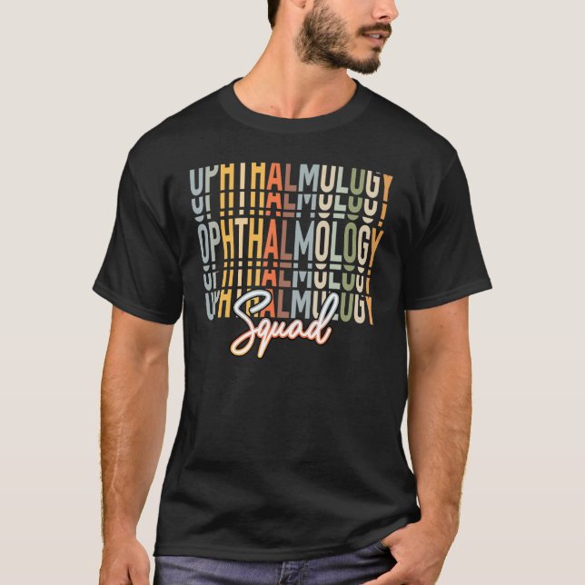 T-shirt Équipe d'ophtalmologie (Devant)