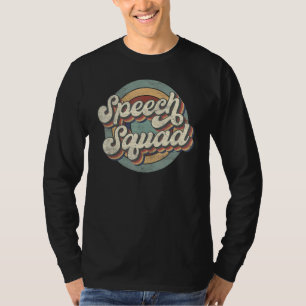 T-shirt Équipe d'orthophonie Speech Squad Bonjour le retou