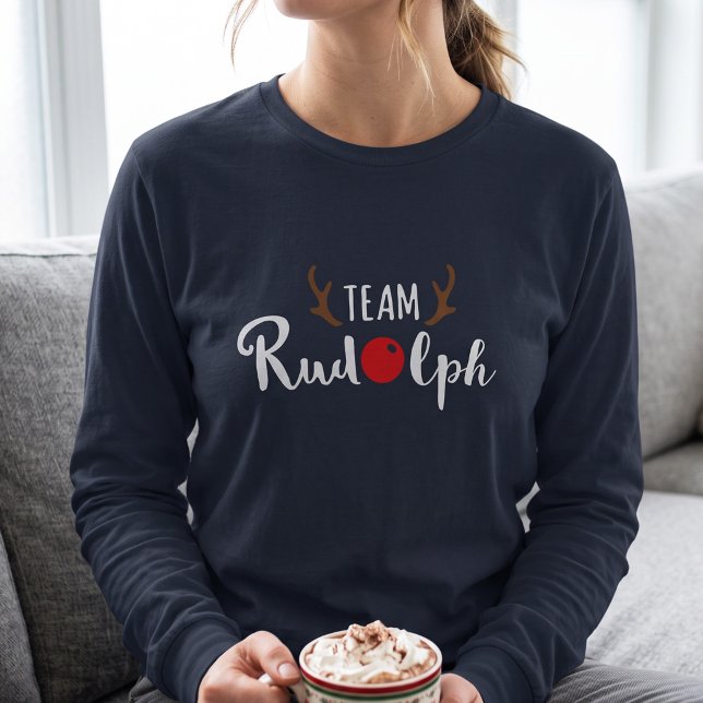 T-shirt Équipe drôle de femmes Rudolph Noël (Créateur téléchargé)