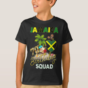 T-shirt Équipe du 70e anniversaire en Jamaïque Voyage de f