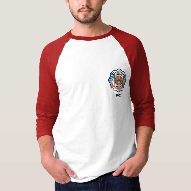 T-shirt Équipe du base-ball de WRTFD (Devant)