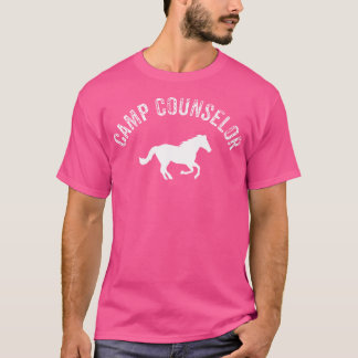 T-shirt Équipe du camp de cheval d'été Conseiller Hommes F