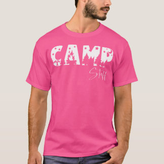 T-shirt Équipe du camp d'été Conseiller Camping Camper Cam