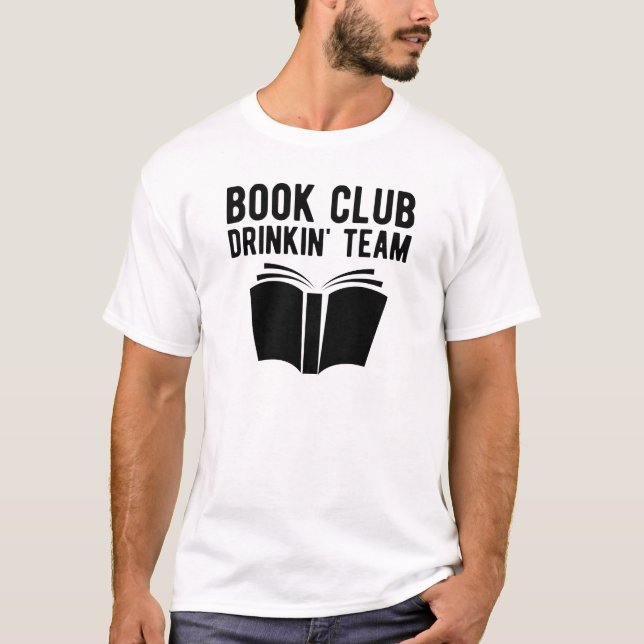T-shirt Équipe du Club du livre Boisson (Devant)