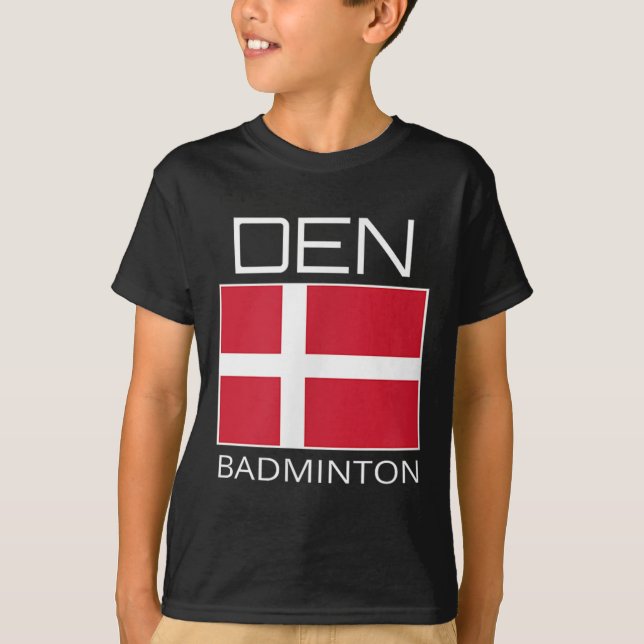T-shirt Équipe du Danemark de Badminton Athlète danoise De (Devant)