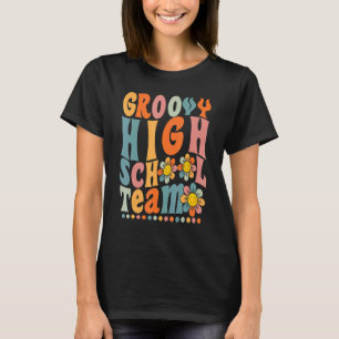 T-shirt Équipe du lycée super Colorful Daisy retour