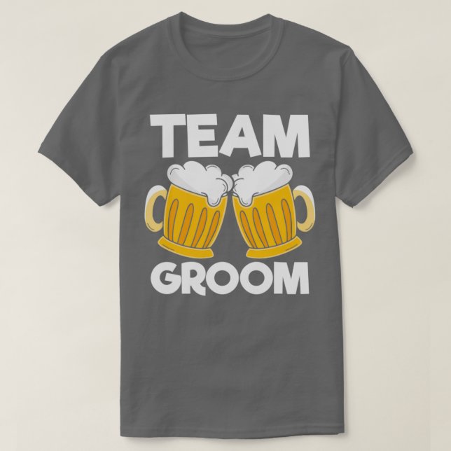 T-shirt Équipe du marié 2 (Design devant)