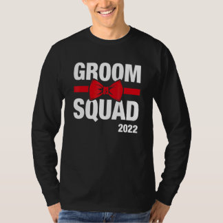 T-shirt Équipe du marié 2022 Garçons d'honneur Enterrement