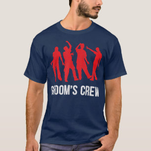 T-shirt Équipe du marié buvant l'équipe de fête de bachelo