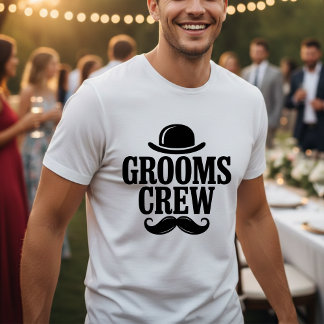 T-shirt Équipe du marié Chapeau melon enterrement de vie d
