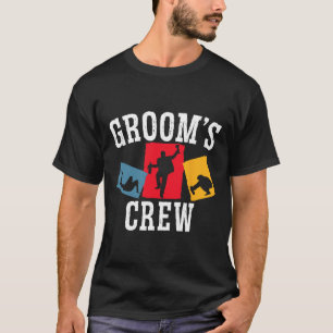 T-shirt Équipe du marié Garçon d'honneur Enterrement de vi
