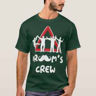 T-shirt Équipe du marié Marié Garçons d'honneur Enterremen