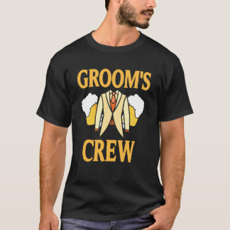 T-shirt Équipe du marié pour l'enterrement de vie de garço