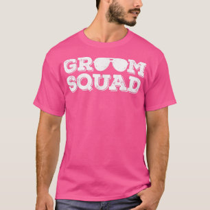 T-shirt Équipe du marié, tenue de fête de mariage drôle, é