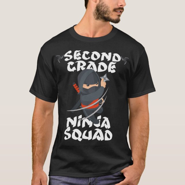 T-shirt équipe du ninja de deuxième année (Devant)