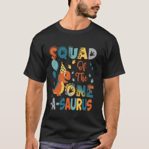 T-shirt Équipe du One-A-Saurus 2e Anniversaire Dinosaure P