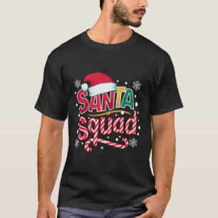 T-shirt Équipe du Père Noël Xmas Squad tenue de famille as