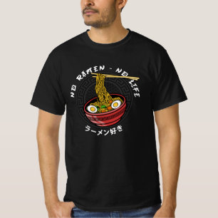 T-shirt Équipe du Ramen Club No Ramen No Life